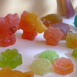 Crystal candy pieces from 11oz large box showing variety of gemstone colors